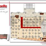 3 Mặt bằng công năng tầng 1 trung tâm tiệc cưới tại quảng bình sh bck 0047