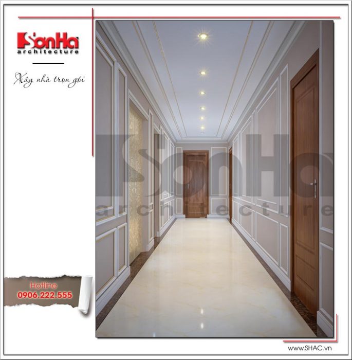 4.Mẫu nội thất hành lang tòa nhà căn hộ cho thuê tại sài gòn SH VP 0033