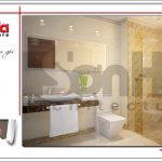 4.Mẫu nội thất phòng tắm wc tòa nhà căn hộ cho thuê SH VP 0033