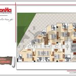 6 Mặt bằng công năng tầng 3 khách sạn kiến trúc pháp tại vũng tàu sh ks 0048