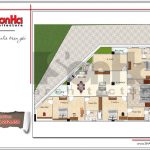 8 Mặt bằng công năng tầng tum khách sạn kiến trúc pháp tại vũng tàu sh ks 0048