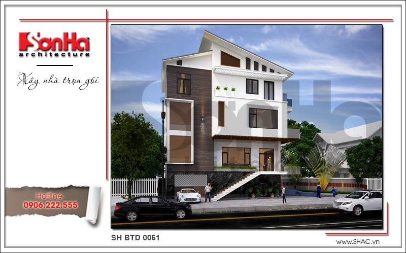 Biệt thự 4 tầng 100m2 biệt thự 4 tầng