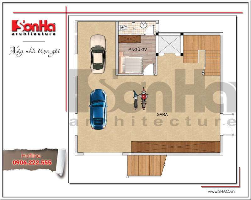 Biệt thự 4 tầng 100m2 biệt thự 4 tầng