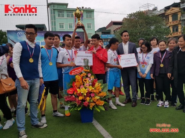 Sơn Hà Architecture tự hào đồng hành cùng giải bóng đá sinh viên Đại học mở Hà Nội (10)