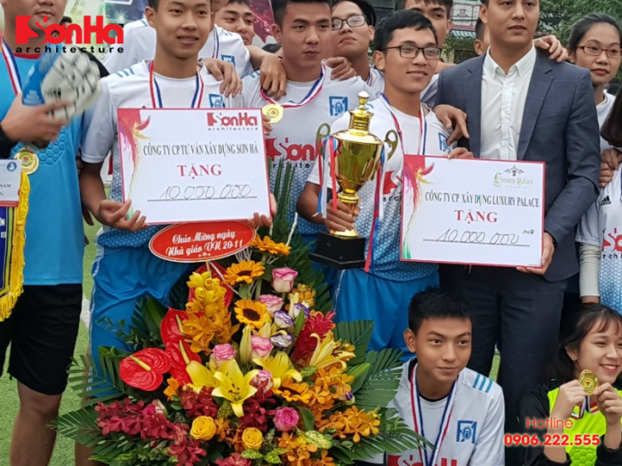 Sơn Hà Architecture tự hào đồng hành cùng giải bóng đá sinh viên Đại học mở Hà Nội (11)