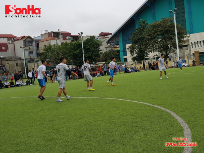 Sơn Hà Architecture tự hào đồng hành cùng giải bóng đá sinh viên Đại học mở Hà Nội (16)
