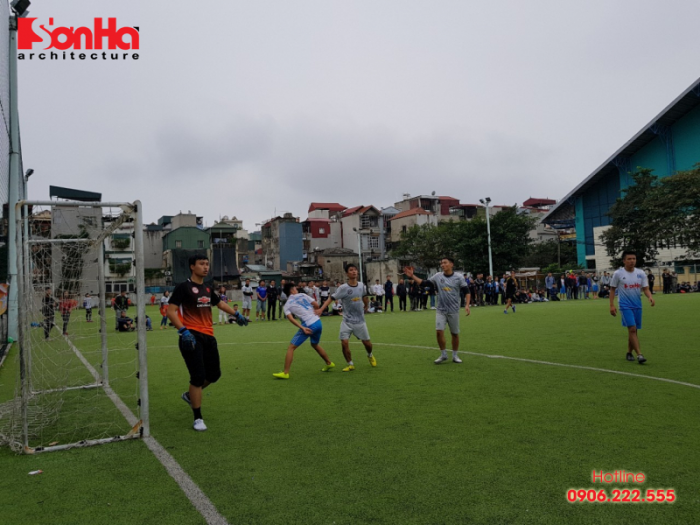Sơn Hà Architecture tự hào đồng hành cùng giải bóng đá sinh viên Đại học mở Hà Nội (2)