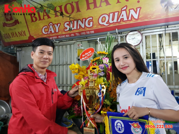 Sơn Hà Architecture tự hào đồng hành cùng giải bóng đá sinh viên Đại học mở Hà Nội (4)