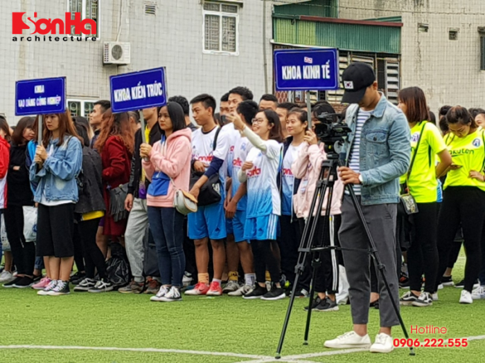 Sơn Hà Architecture tự hào đồng hành cùng giải bóng đá sinh viên Đại học mở Hà Nội (7)