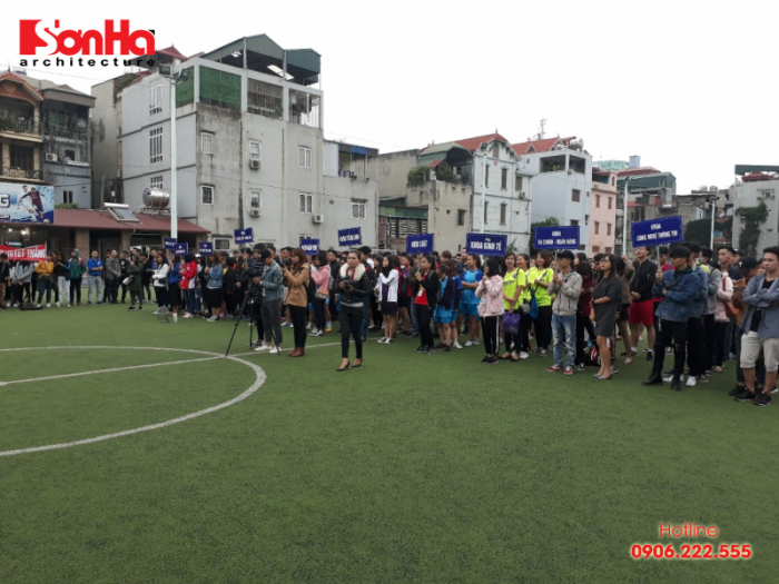Sơn Hà Architecture tự hào đồng hành cùng giải bóng đá sinh viên Đại học mở Hà Nội (8)