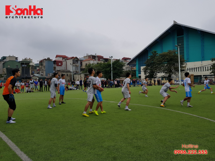 Sơn Hà Architecture tự hào đồng hành cùng giải bóng đá sinh viên Đại học mở Hà Nội (9)