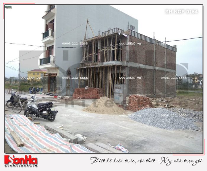 1 Ảnh thực tế thi công nhà ống pháp đẹp tại nam định sh nop 0154