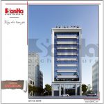 1 Thiết kế kiến trúc mặt tiền phương án 1 khách sạn đẹp tại hải phòng sh ks 0049