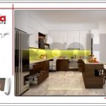 1 Thiết kế nội thất phòng bếp ăn biệt thự khu đô thị vinhomes hải phòng