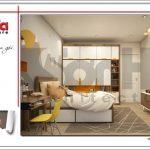 11 Thiết kế nội thất phòng ngủ 3 biệt thự khu đô thị vinhomes hải phòng