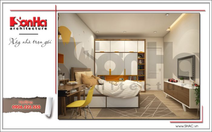Ý tưởng thiết kế nội thất phòng ngủ hiện đại rất phong cách và đúng sở thích của chủ nhân 