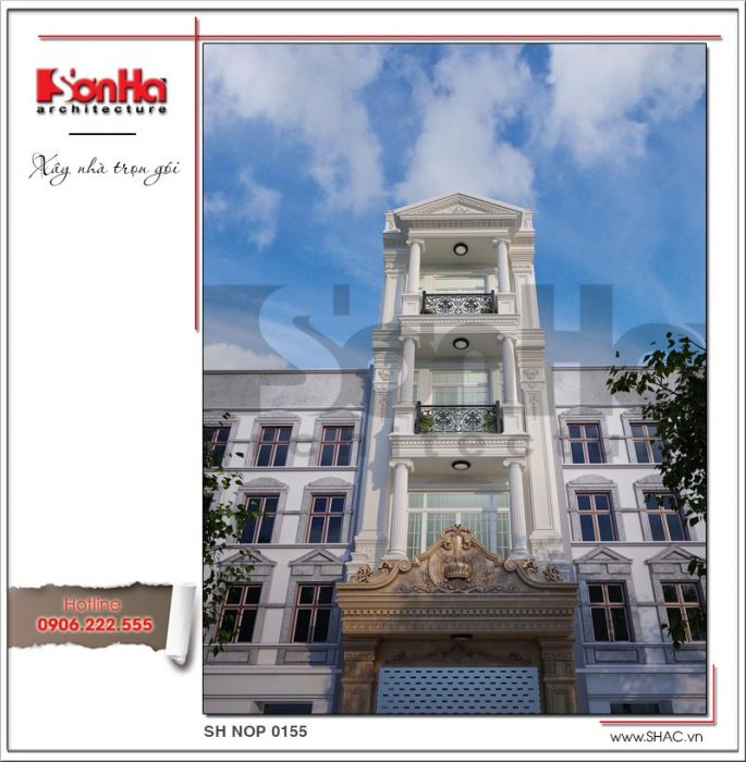 2 Thiết kế kiến trúc nhà phố pháp đẹp tại sài gòn sh nop 0155