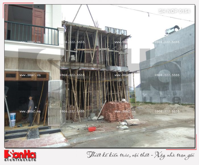3 Ảnh thực tế thi công nhà ống pháp tại nam định sh nop 0154