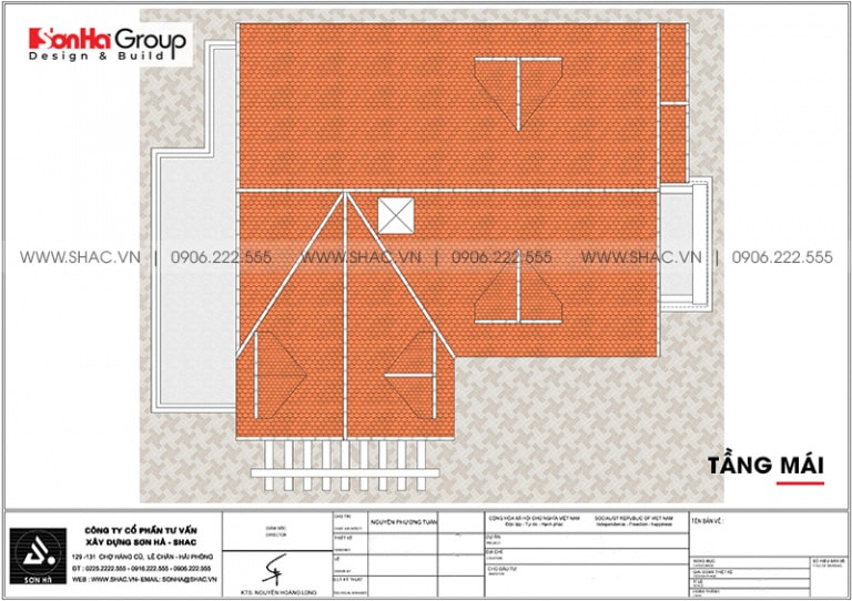 biệt thự 1 tầng 4 phòng ngủ