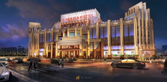Phối cảnh dự án khách sạn Q Mama