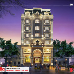 0.Kiến trúc mặt tiền tòa nhà văn phòng tại sài gòn sh vp 0034