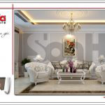 3 Thiết kế nội thất phòng khách nhà phố cổ điển tại quảng ninh sh nop 0157