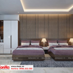 5 Thiết kế nội thất phòng ngủ đôi khách sạn 3 áo tại vũng tàu sh ks 0051