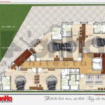 7 Mặt bằng công năng tầng 4 khách sạn tân cổ điển tại vũng tàu sh ks 0051