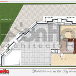 9 Mặt bằng công năng tầng tum khách sạn tân cổ điển pháp tại vũng tàu sh ks 0051