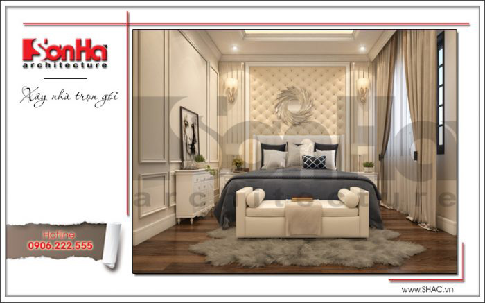 Thiết kế nội thất phòng ngủ kiểu pháp đẹp với xu hướng hợp thời nhất hiện nay 