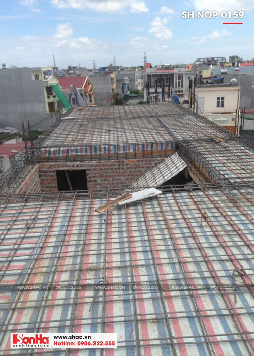 1 Ảnh thực tế thi công nhà ống cổ điển đẹp tại hải phòng sh nop 0159