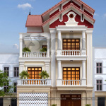 1.Thiết kế kiến trúc mặt tiền nhà ống pháp tại hải phòng sh nop 0158