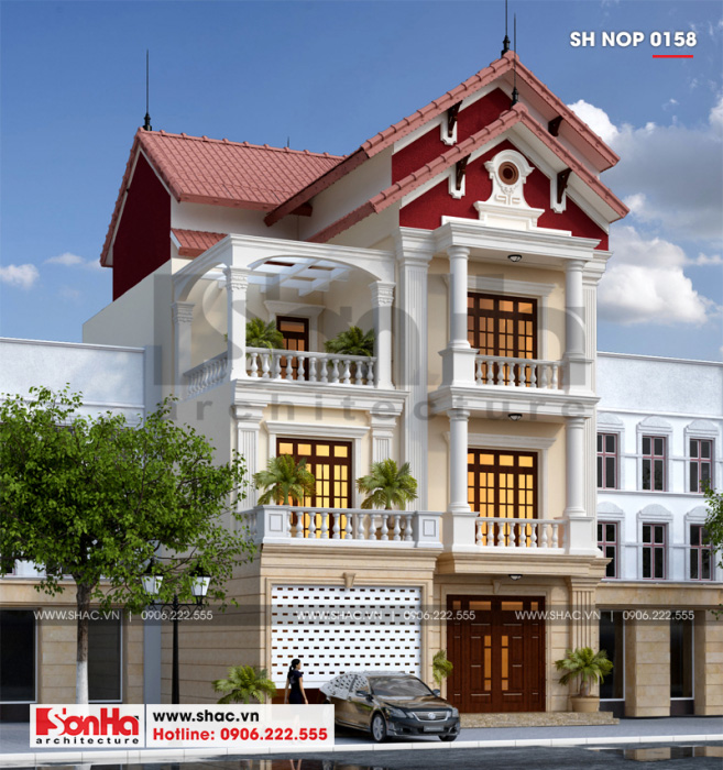 100+ mẫu thiết kế nhà ống mái thái đẹp với chi phí hợp lý 2024 1 Mẫu thiết kế nhà ống mái thái đẹp của Sơn Hà Group