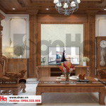 2 Mẫu nội thất phòng khách nhà ống cổ điển 3 tầng tại hải phòng sh nop 0159