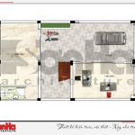 4 Mặt bằng công năng tầng 1 nhà phố hiện đại tại hải phòng sh nod 0182