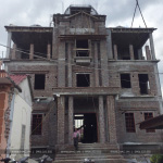 1 Ảnh thực tế thi công biệt thự lâu đài 4 tầng 1 tum tại hải dương sh btld 0034