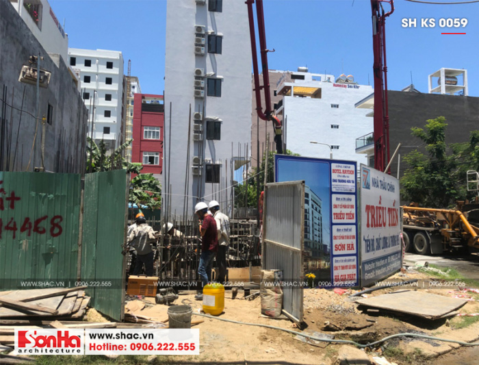 1 Ảnh thực tế thi công khách sạn 3 sao tại đà nẵng sh ks 0059