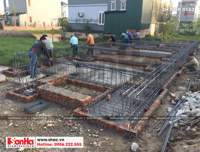 1 Ảnh thực tế thi công nhà ống pháp đẹp tại ninh bình sh nop 0162