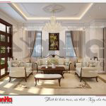 1 Mẫu nội thất phòng khách biệt thự tân cổ điển khu đô thị vinhomes hải phòng