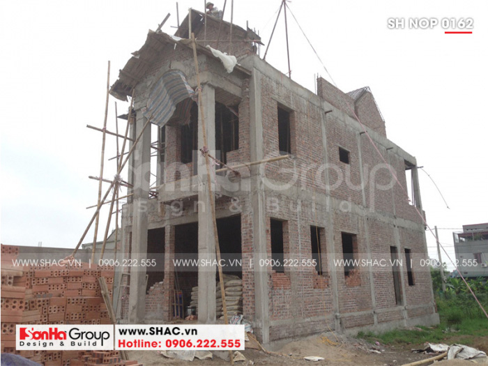 1 Thi công nhà phố tân cổ điển đẹp tại ninh bình sh nop 0162