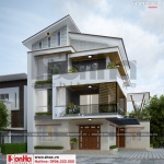 Mẫu biệt thự hiện đại 3 tầng diện tích 135m2