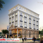 1 Thiết kế kiến trúc mặt tiền khách sạn 3 sao tại hải phòng sh ks 0056