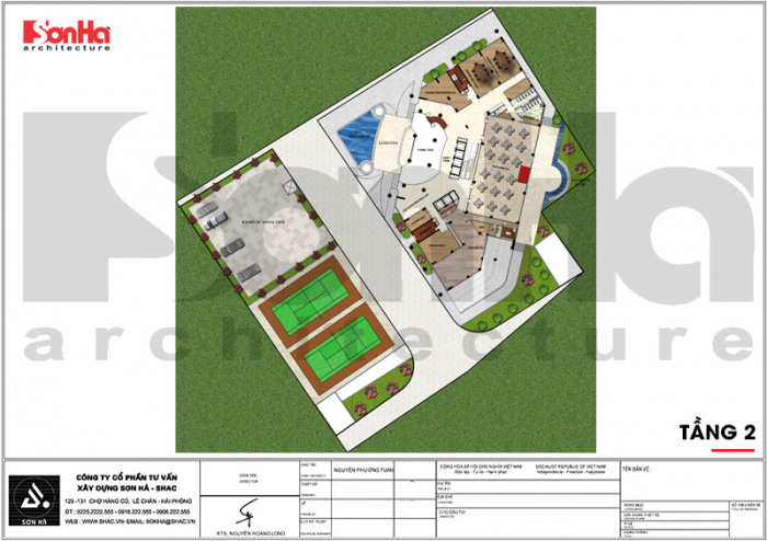 10 Mặt bằng công năng tầng 2 khách sạn 5 sao tại hạ long sh ks 0055