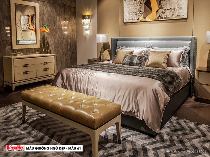 Mẫu giường phòng ngủ đẹp thời thượng của tương lai – Mẫu số 61 