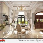 12 Mẫu nội thất phòng bếp ăn biệt thự tân cổ điển khu đô thị vinhomes imperia hải phòng