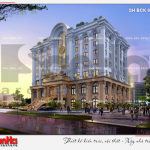 14 Thiết kế kiến trúc phương án 2 nhà hàng tiệc cưới tân cổ điển tại hải phòng sh bck 0048