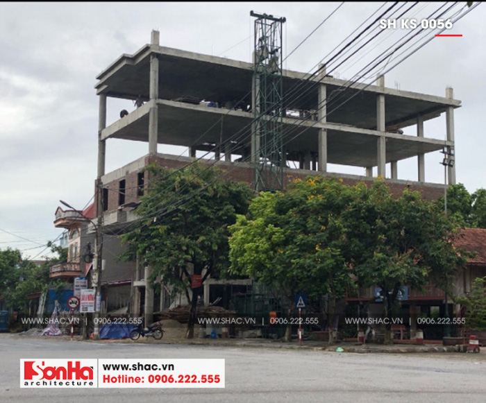 2 Ảnh thực tế thi công khách sạn tân cổ điển tại hải phòng sh ks 0056