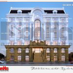 2 Mẫu kiến trúc mặt tiền phương án 1 nhà hàng tân cổ điển tại hải phòng sh bck 0046