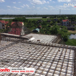 3 Ảnh thực tế thi công biệt thự lâu đài đẹp tại hải dương sh btld 0034