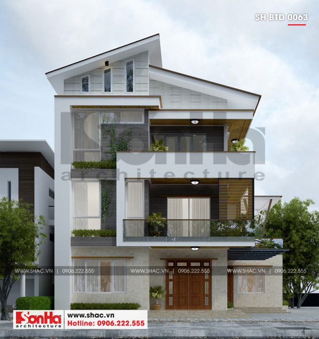 Biệt thự 3 tầng mặt tiền 10m rộng 135m2